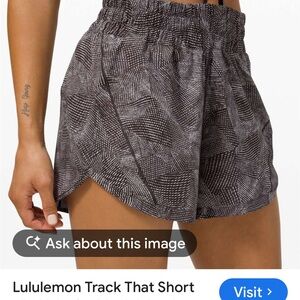 Lululemon Tracker V 5” shorts low rise velocity mesh island mist black 6